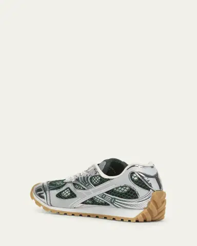 Bottega Veneta Men's Orbit Technical Fishnet Sneakers | Thumbnail 9 Bottega Veneta Men's Orbit Technical Fishnet Sneakers | Thumbnail 9