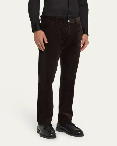Giorgio Armani Men's Corduroy 5-Pocket Pants | Thumbnail 4 Giorgio Armani Men's Corduroy 5-Pocket Pants | Thumbnail 4