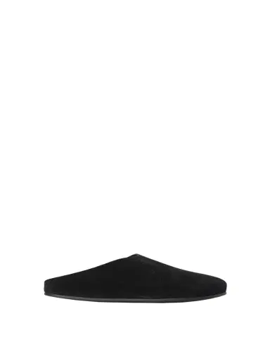 THE ROW Hudson Suede Slide Mules | Thumbnail 1 THE ROW Hudson Suede Slide Mules | Thumbnail 1
