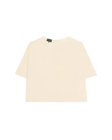 Giorgio Armani Silk Hidden-Zip T-Shirt | Thumbnail 1 Giorgio Armani Silk Hidden-Zip T-Shirt | Thumbnail 1