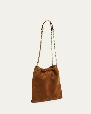 Saint Laurent Jamie 4.3 YSL Pochon Shoulder Bag in Suede | Thumbnail 3 Saint Laurent Jamie 4.3 YSL Pochon Shoulder Bag in Suede | Thumbnail 3