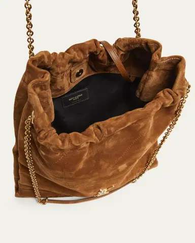 Saint Laurent Jamie 4.3 YSL Pochon Shoulder Bag in Suede | Thumbnail 4 Saint Laurent Jamie 4.3 YSL Pochon Shoulder Bag in Suede | Thumbnail 4