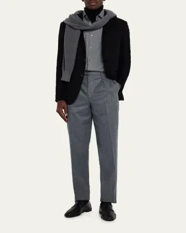 Zegna Men's Oasi Cashmere Single-Breasted Blazer | Thumbnail 2 Zegna Men's Oasi Cashmere Single-Breasted Blazer | Thumbnail 2