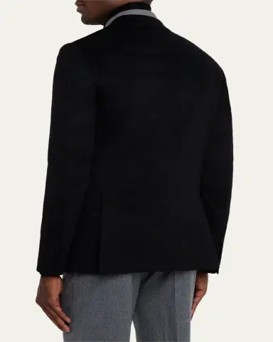 Zegna Men's Oasi Cashmere Single-Breasted Blazer | Thumbnail 3 Zegna Men's Oasi Cashmere Single-Breasted Blazer | Thumbnail 3