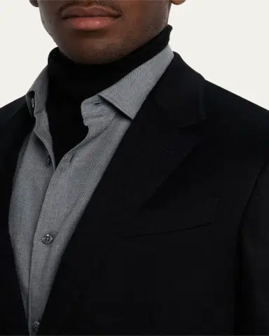 Zegna Men's Oasi Cashmere Single-Breasted Blazer | Thumbnail 5 Zegna Men's Oasi Cashmere Single-Breasted Blazer | Thumbnail 5