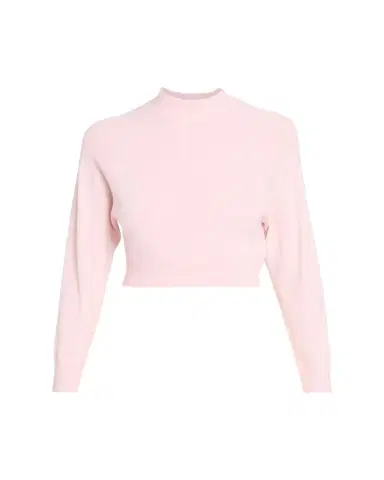 Jil Sander Wool-Cashmere Crop Crewneck Sweater | Thumbnail 1 Jil Sander Wool-Cashmere Crop Crewneck Sweater | Thumbnail 1