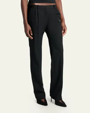 Balenciaga Low-Rise Slim-Leg Tailored Pants | Thumbnail 4 Balenciaga Low-Rise Slim-Leg Tailored Pants | Thumbnail 4