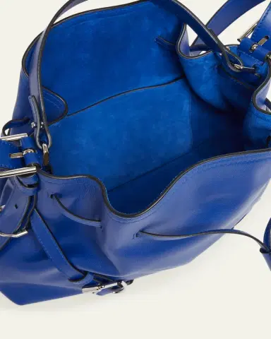 Givenchy Voyou Small Buckle Shoulder Bag in Leather | Thumbnail 4 Givenchy Voyou Small Buckle Shoulder Bag in Leather | Thumbnail 4
