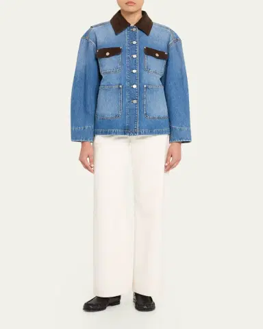 3.1 Phillip Lim Denim & Corduroy Chore Jacket | Thumbnail 2 3.1 Phillip Lim Denim & Corduroy Chore Jacket | Thumbnail 2