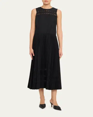 3.1 Phillip Lim Pleated A-Line Midi Dress | Thumbnail 2 3.1 Phillip Lim Pleated A-Line Midi Dress | Thumbnail 2