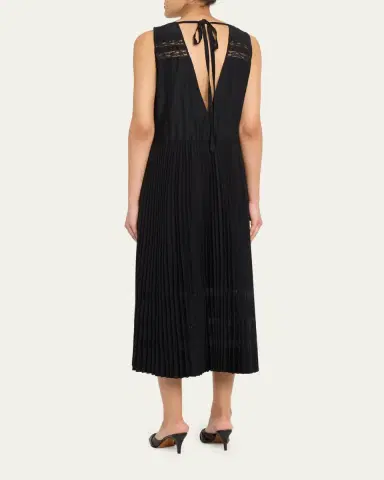 3.1 Phillip Lim Pleated A-Line Midi Dress | Thumbnail 3 3.1 Phillip Lim Pleated A-Line Midi Dress | Thumbnail 3