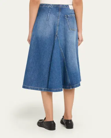 3.1 Phillip Lim Asymmetric Denim Midi Skirt | Thumbnail 3 3.1 Phillip Lim Asymmetric Denim Midi Skirt | Thumbnail 3