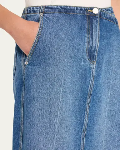 3.1 Phillip Lim Asymmetric Denim Midi Skirt | Thumbnail 5 3.1 Phillip Lim Asymmetric Denim Midi Skirt | Thumbnail 5