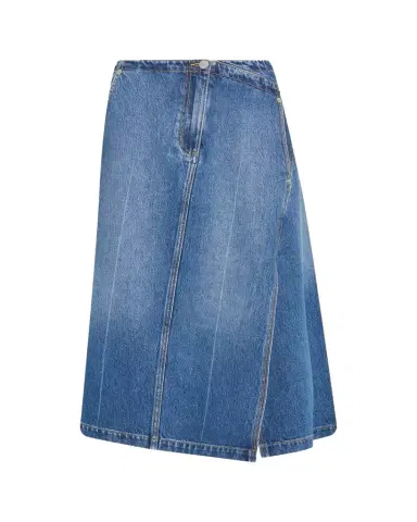 3.1 Phillip Lim Asymmetric Denim Midi Skirt | Thumbnail 1 3.1 Phillip Lim Asymmetric Denim Midi Skirt | Thumbnail 1