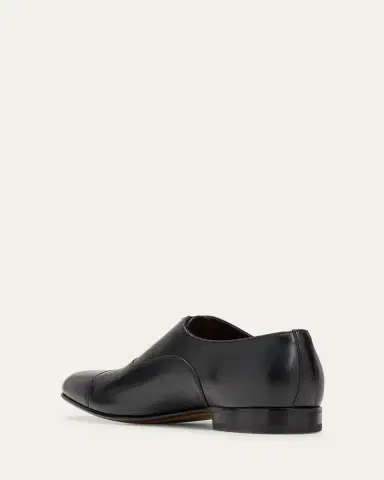 Santoni Men's Darian Calfskin Leather Oxfords | Thumbnail 2 Santoni Men's Darian Calfskin Leather Oxfords | Thumbnail 2