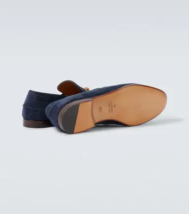 Gucci Jordaan Horsebit suede loafers | Thumbnail 4 Gucci Jordaan Horsebit suede loafers | Thumbnail 4