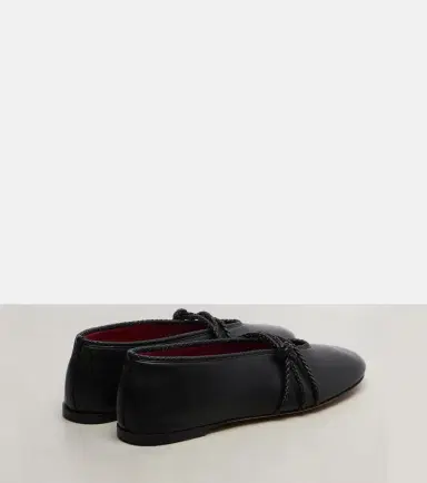 Bottega Veneta Rosa Knot leather ballet flats | Thumbnail 3 Bottega Veneta Rosa Knot leather ballet flats | Thumbnail 3
