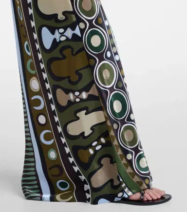 Pucci Soleil silk satin maxi skirt | Thumbnail 3 Pucci Soleil silk satin maxi skirt | Thumbnail 3