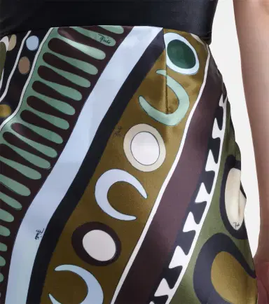 Pucci Soleil silk satin maxi skirt | Thumbnail 4 Pucci Soleil silk satin maxi skirt | Thumbnail 4