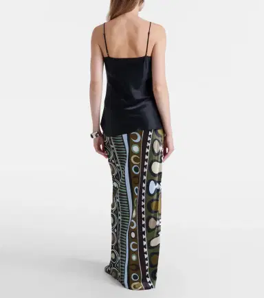 Pucci Soleil silk satin maxi skirt | Thumbnail 6 Pucci Soleil silk satin maxi skirt | Thumbnail 6