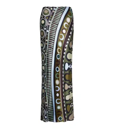Pucci Soleil silk satin maxi skirt | Thumbnail 1 Pucci Soleil silk satin maxi skirt | Thumbnail 1