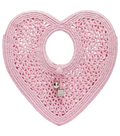 Jacquemus Spiaggia Coeur Small raffia top-handle bag | Thumbnail 1 Jacquemus Spiaggia Coeur Small raffia top-handle bag | Thumbnail 1