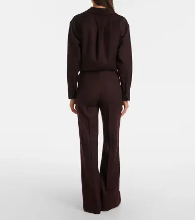 Victoria Beckham Alina virgin wool wide-leg pants | Thumbnail 5 Victoria Beckham Alina virgin wool wide-leg pants | Thumbnail 5