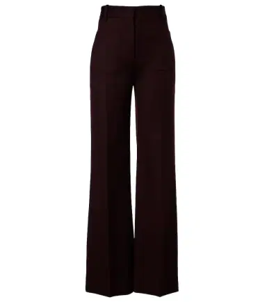 Victoria Beckham Alina virgin wool wide-leg pants | Thumbnail 1 Victoria Beckham Alina virgin wool wide-leg pants | Thumbnail 1