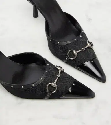 Gucci Savoy Horsebit GG canvas pumps | Thumbnail 4 Gucci Savoy Horsebit GG canvas pumps | Thumbnail 4
