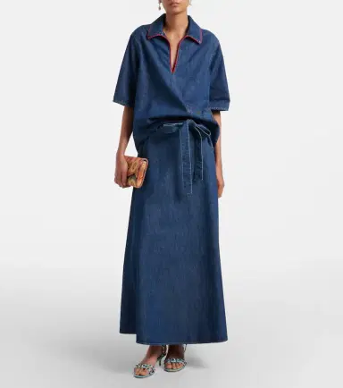 Valentino VGold denim top | Thumbnail 5 Valentino VGold denim top | Thumbnail 5