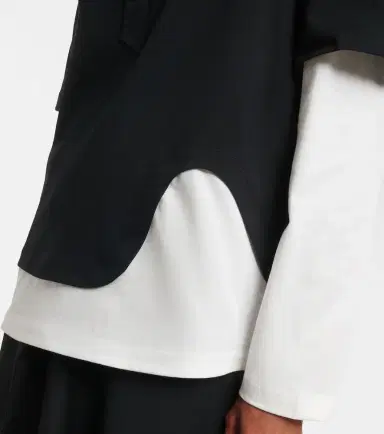 The Attico Layered cotton jersey T-shirt | Thumbnail 3 The Attico Layered cotton jersey T-shirt | Thumbnail 3