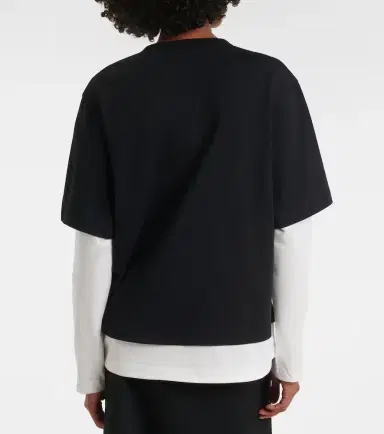 The Attico Layered cotton jersey T-shirt | Thumbnail 4 The Attico Layered cotton jersey T-shirt | Thumbnail 4