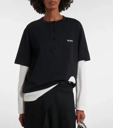 The Attico Layered cotton jersey T-shirt | Thumbnail 5 The Attico Layered cotton jersey T-shirt | Thumbnail 5