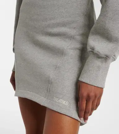 The Attico Cotton jersey sweatshirt dress | Thumbnail 2 The Attico Cotton jersey sweatshirt dress | Thumbnail 2