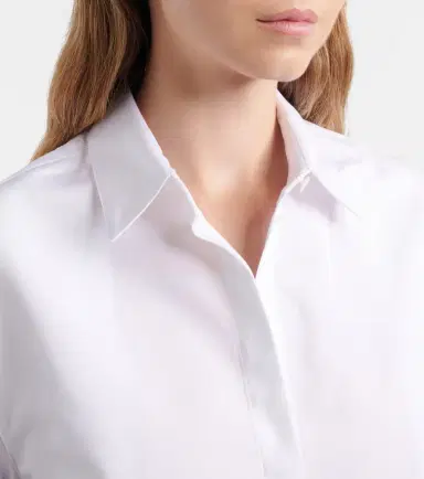 Alaïa Alaïa Asymmetric cotton poplin shirt | Thumbnail 2 Alaïa Alaïa Asymmetric cotton poplin shirt | Thumbnail 2