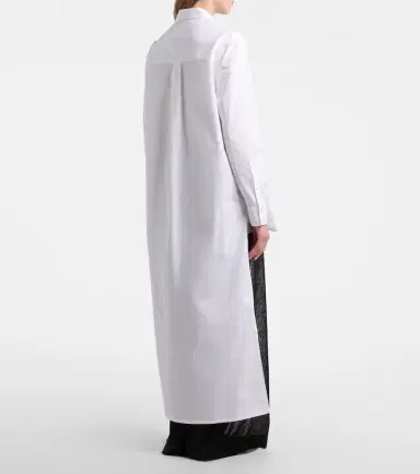 Alaïa Alaïa Asymmetric cotton poplin shirt | Thumbnail 3 Alaïa Alaïa Asymmetric cotton poplin shirt | Thumbnail 3