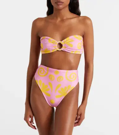 Cala de la Cruz Lulu printed high-rise bikini bottoms | Thumbnail 3 Cala de la Cruz Lulu printed high-rise bikini bottoms | Thumbnail 3