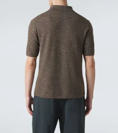 The Row Ravi silk, cashmere, and linen polo shirt | Thumbnail 5 The Row Ravi silk, cashmere, and linen polo shirt | Thumbnail 5