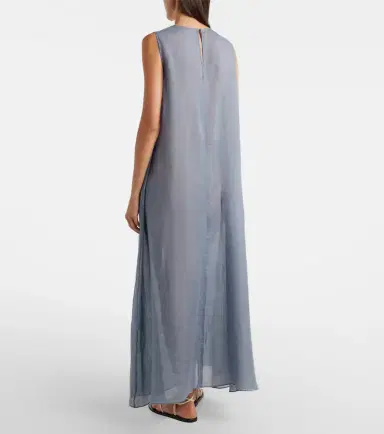LESET Niko ramie maxi dress | Thumbnail 2 LESET Niko ramie maxi dress | Thumbnail 2