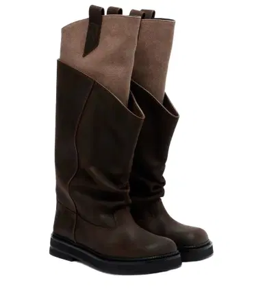 The Attico Robin Passeggiata leather combat boots | Thumbnail 1 The Attico Robin Passeggiata leather combat boots | Thumbnail 1