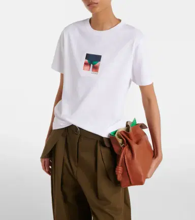 Loewe Appliqué cotton jersey T-shirt | Thumbnail 2 Loewe Appliqué cotton jersey T-shirt | Thumbnail 2