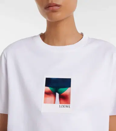 Loewe Appliqué cotton jersey T-shirt | Thumbnail 3 Loewe Appliqué cotton jersey T-shirt | Thumbnail 3