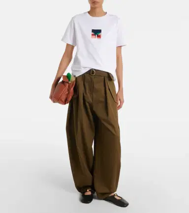 Loewe Appliqué cotton jersey T-shirt | Thumbnail 4 Loewe Appliqué cotton jersey T-shirt | Thumbnail 4
