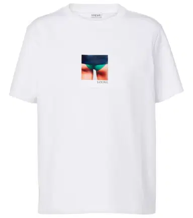 Loewe Appliqué cotton jersey T-shirt | Thumbnail 1 Loewe Appliqué cotton jersey T-shirt | Thumbnail 1
