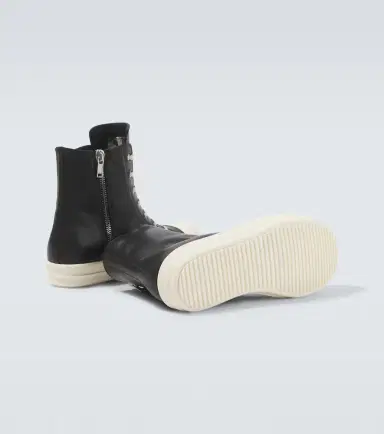 Rick Owens Jumbolace leather high-top sneakers | Thumbnail 2 Rick Owens Jumbolace leather high-top sneakers | Thumbnail 2