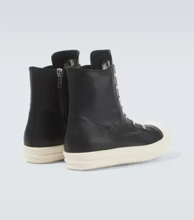 Rick Owens Jumbolace leather high-top sneakers | Thumbnail 4 Rick Owens Jumbolace leather high-top sneakers | Thumbnail 4