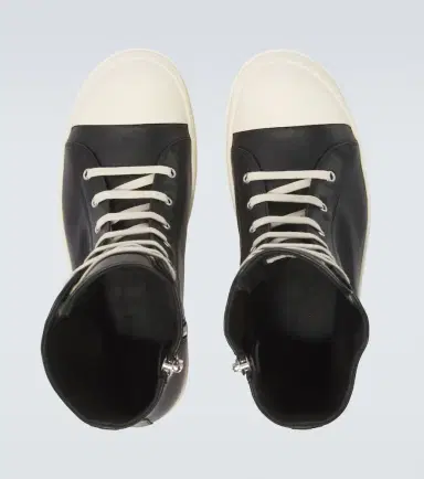 Rick Owens Jumbolace leather high-top sneakers | Thumbnail 5 Rick Owens Jumbolace leather high-top sneakers | Thumbnail 5