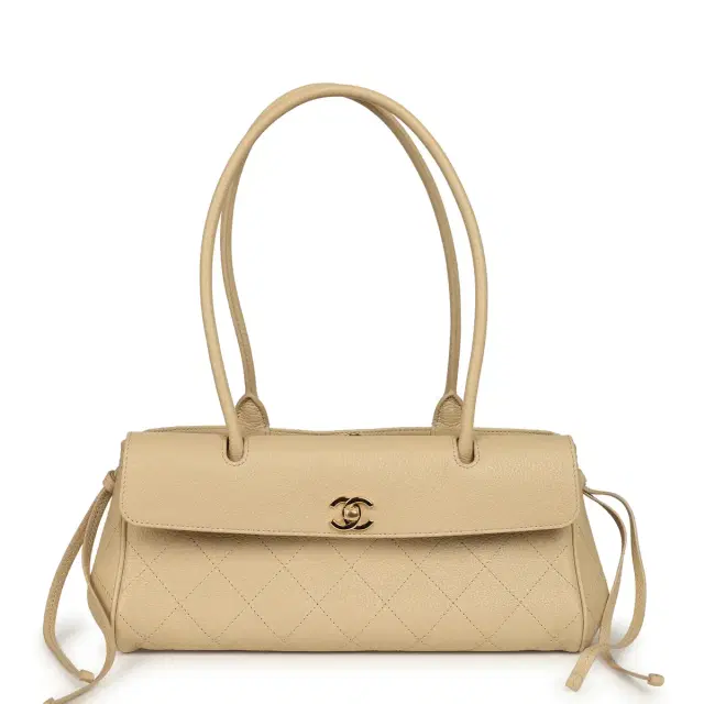 Chanel Small "Urban Essential" East West Shopping Tote Light Beige Caviar Gold Hardware Chanel Small "Urban Essential" East West Shopping Tote Light Beige Caviar Gold Hardware