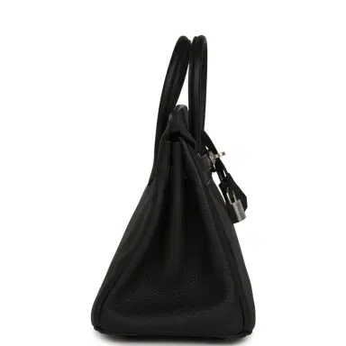HERMÈS Hermes Birkin 25 Black Togo Palladium Hardware | Thumbnail 3 HERMÈS Hermes Birkin 25 Black Togo Palladium Hardware | Thumbnail 3