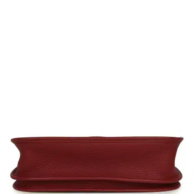 HERMÈS Hermes Evelyne III PM Rouge H Clemence Gold Hardware | Thumbnail 6 HERMÈS Hermes Evelyne III PM Rouge H Clemence Gold Hardware | Thumbnail 6